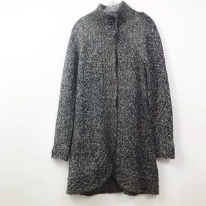 Prana Angelica Charcoal Long Cardigan Sweater Size XL